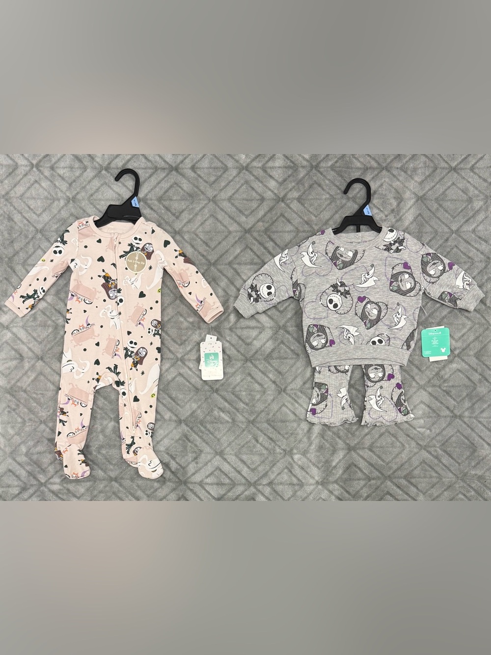 Disney Baby Girls Nightmare Before Christmas Bundle NWT 3-6M 2pc + Sleeper